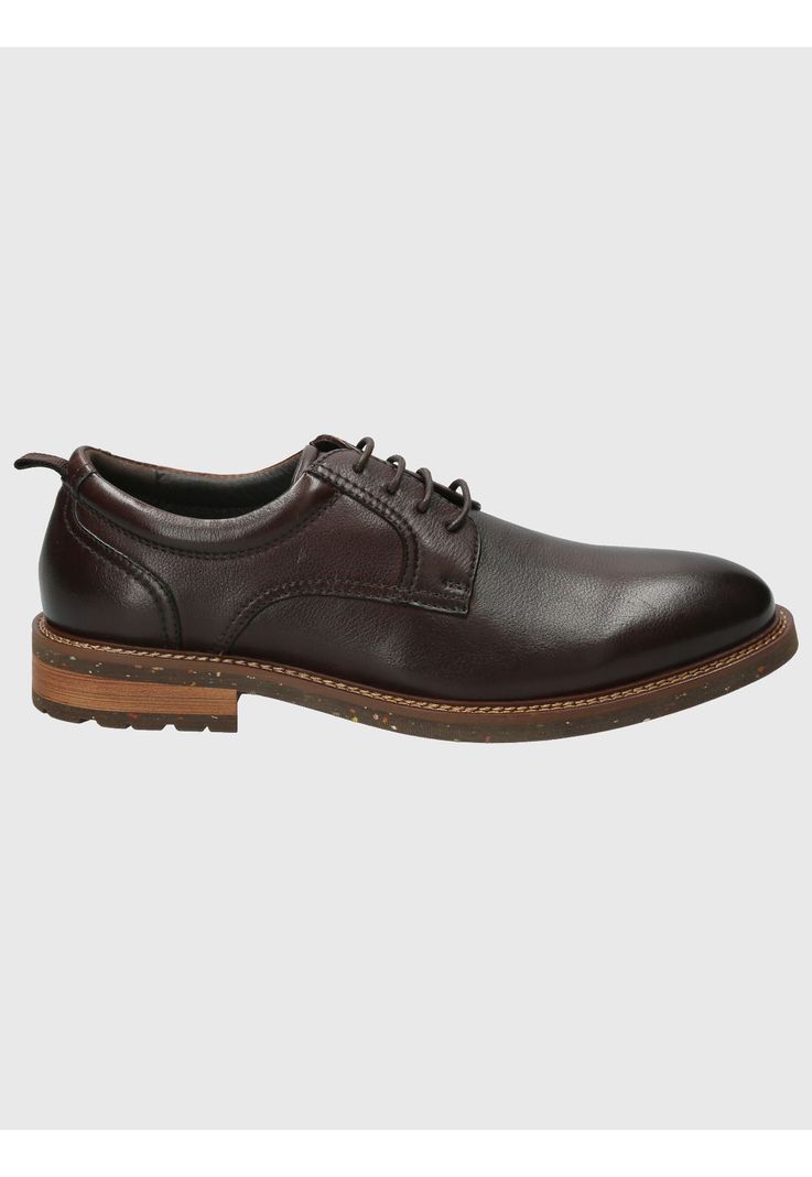 Zapato Cuero Hombre Hinton Café-1