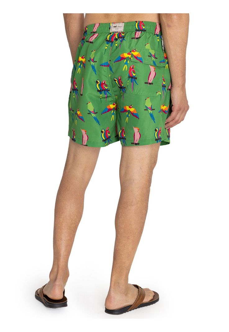 traje de baño Verde Izam Hombre -5