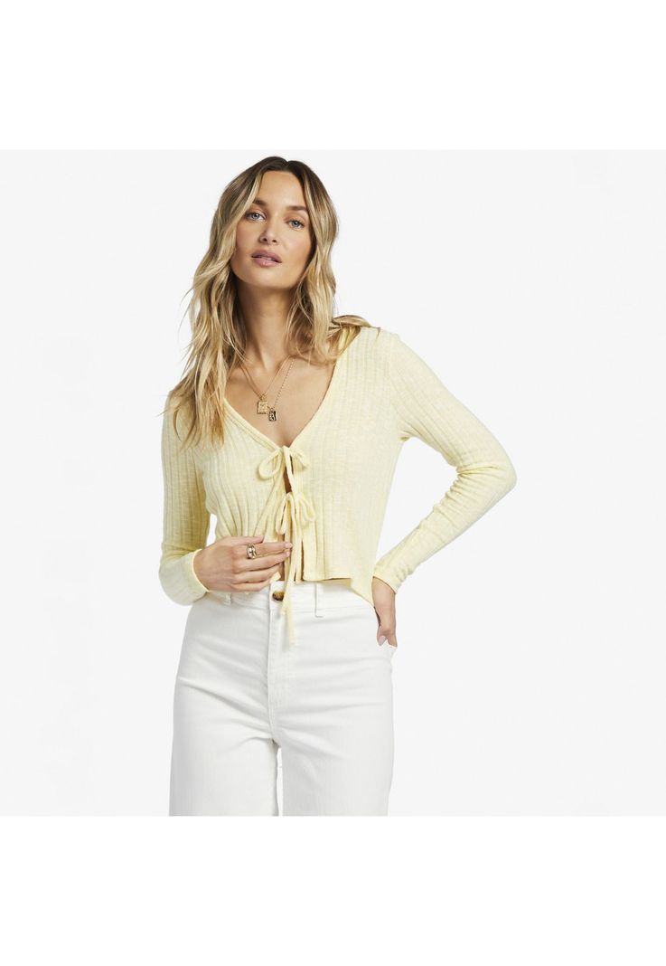 Sweater Little Somethin J Sw Amarillo Mujer-0