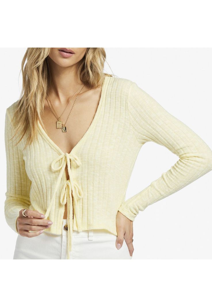Sweater Little Somethin J Sw Amarillo Mujer-4