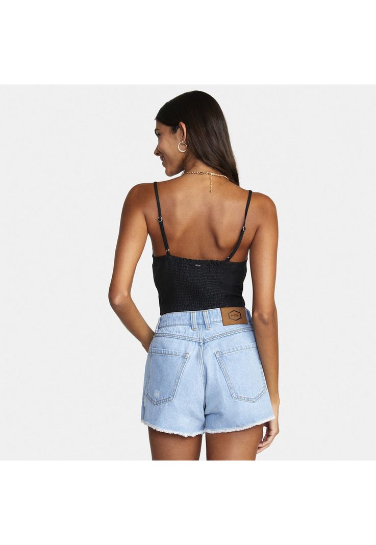 Short Mujer Amor J Dnst Azul-1
