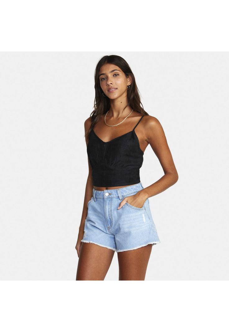 Short Mujer Amor J Dnst Azul-3