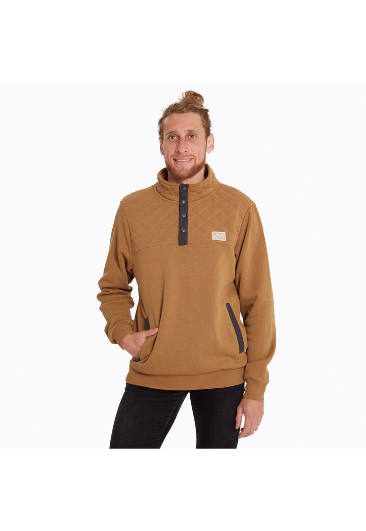 Polerón Hombre Stone Sweatshirt Mostaza-0