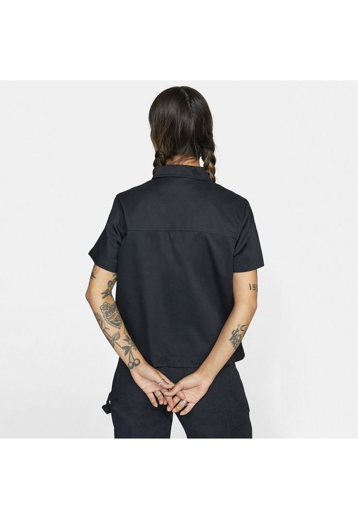 Blusa M/C Mujer Recession Shirt J Wv Negro-1