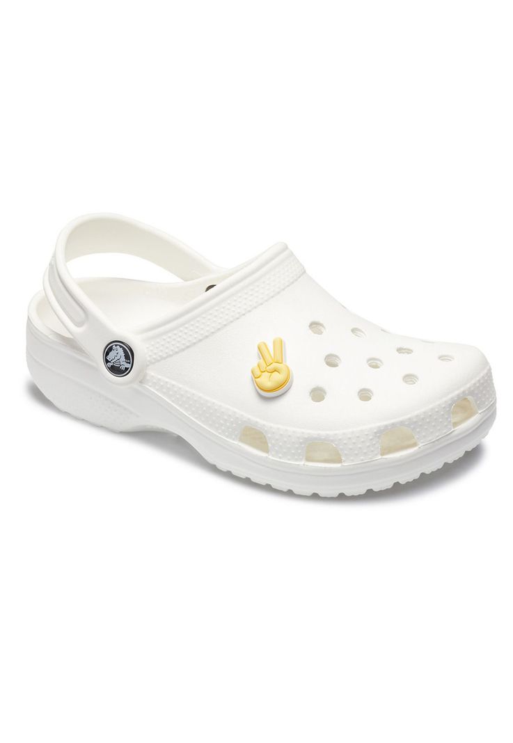 Jibbitz Crocs Signo De Paz Amarillo-1