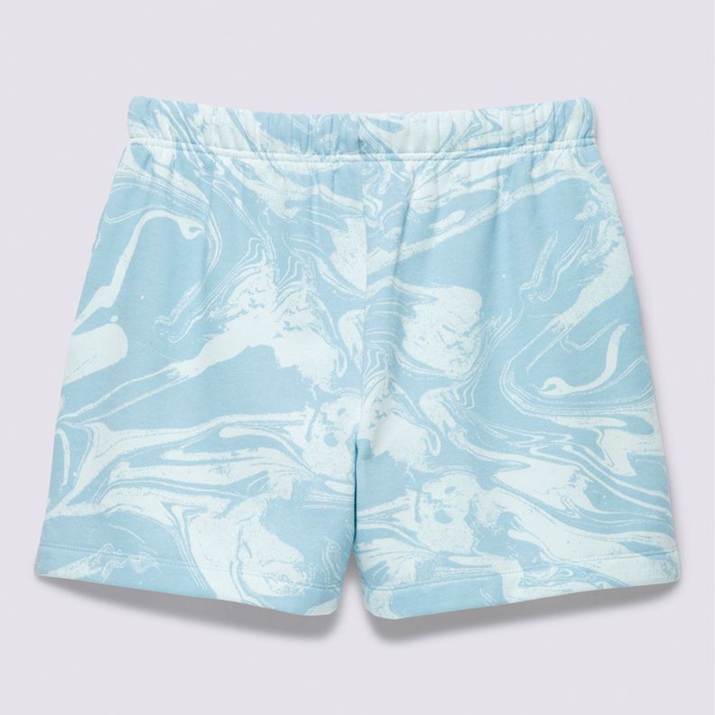 Short Marble Print Short Celeste Mujer-6