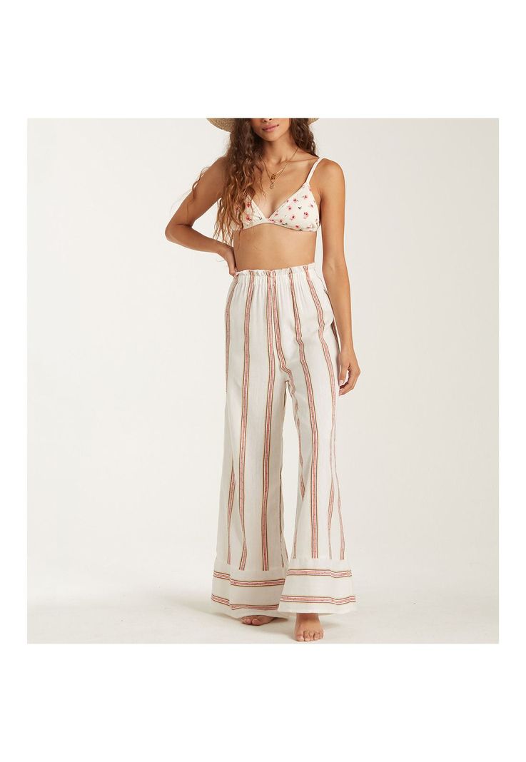 Pantalon  Flip Out Blanco Mujer