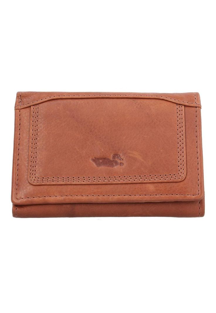 Billetera Cuero Hombre Aq Trifold Frame Café-0