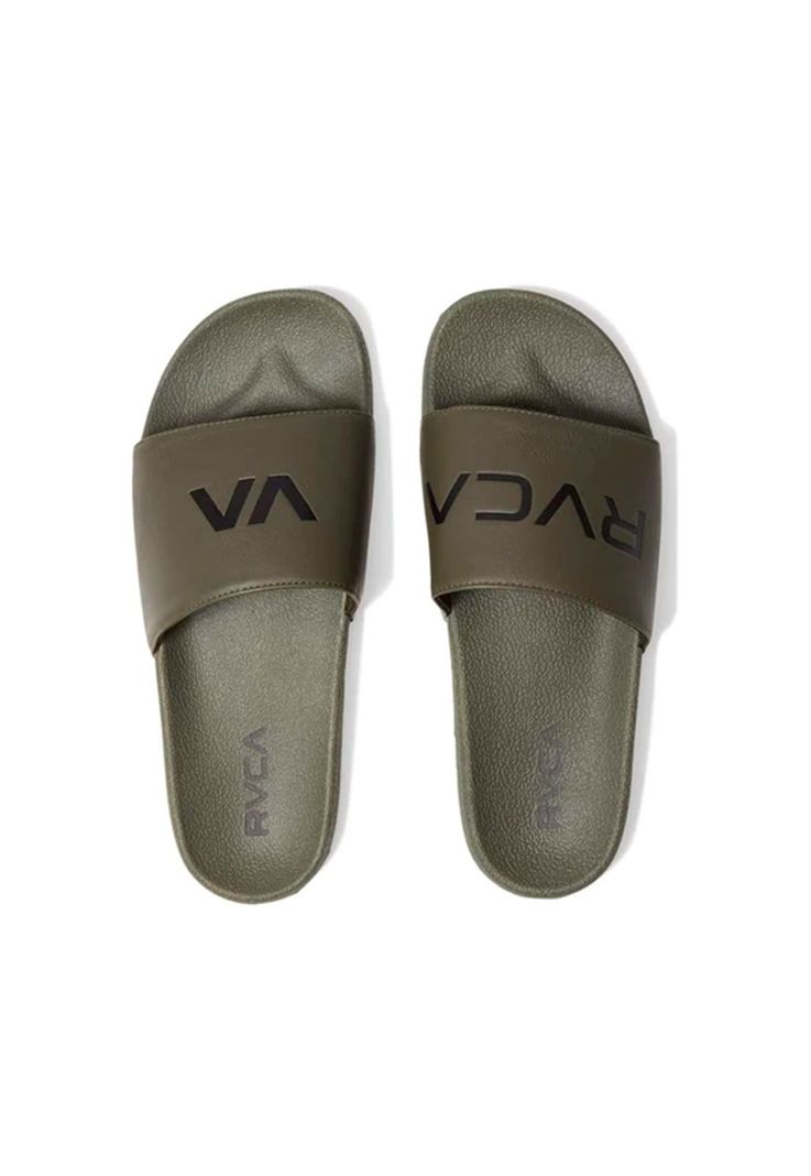 Sandalia Hombre Rvca Sp Slide M Sndl Oliva-0