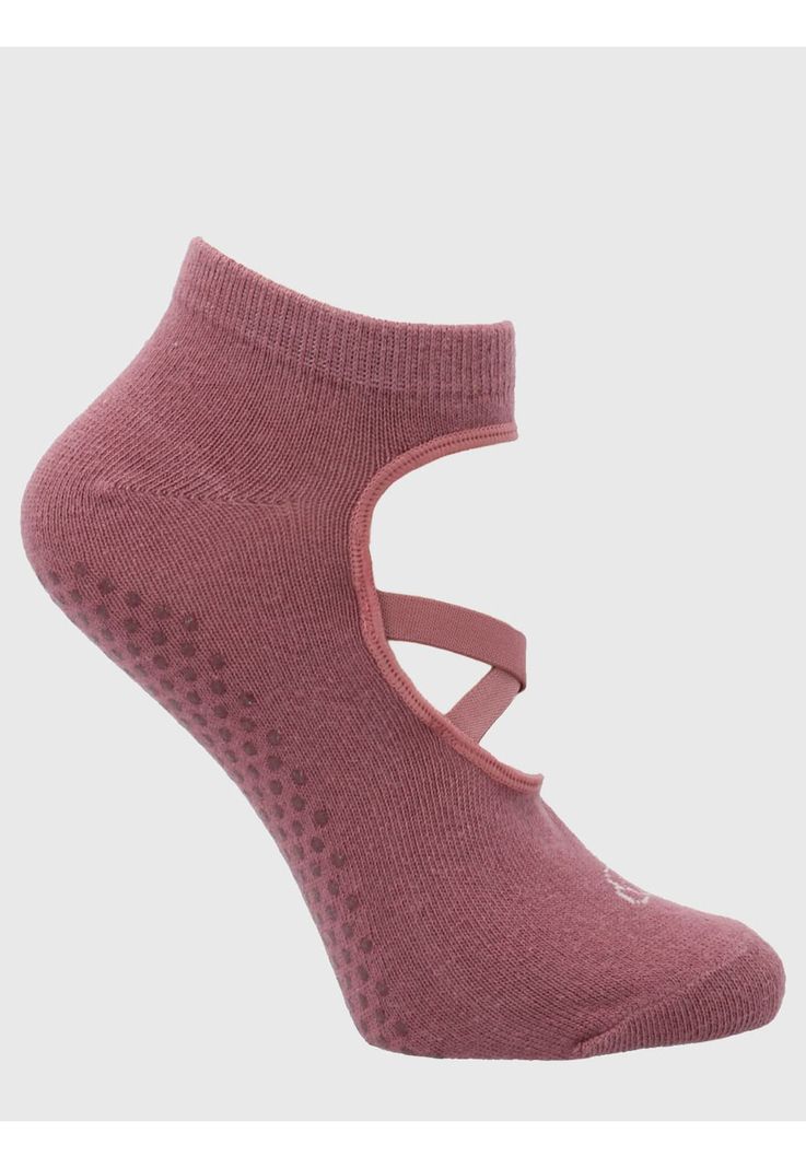 Calcetín Pilates Mujer Active Grip Rosado-0