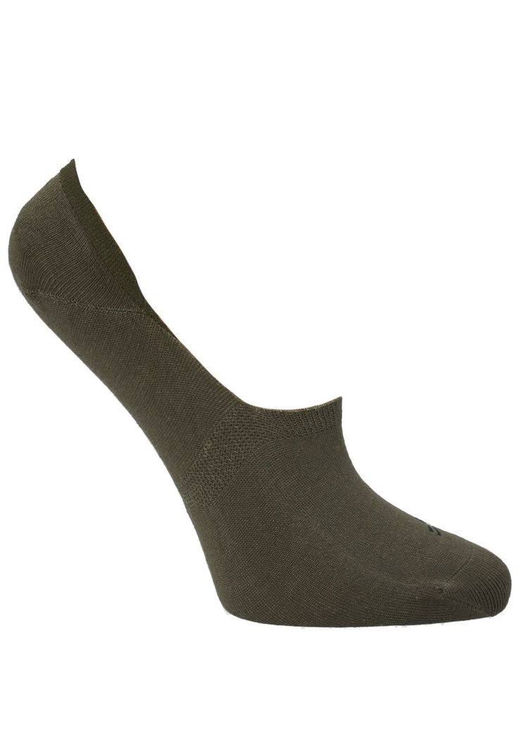 Calcetín Bambú Mujer Inv Plain Verde-0