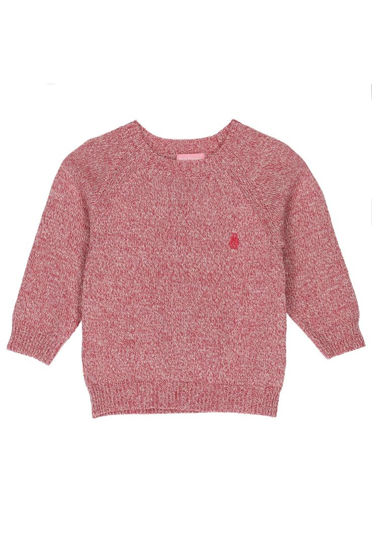 Sweater Niña Confetti Rosado-0