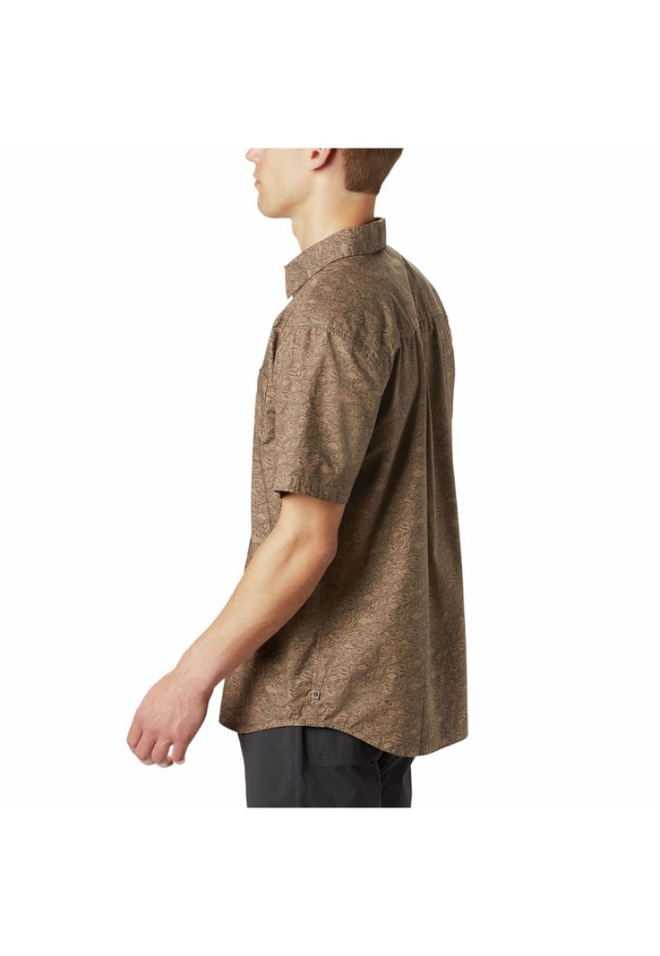 Camisa M/C Hombre Conness Lakes Café-1