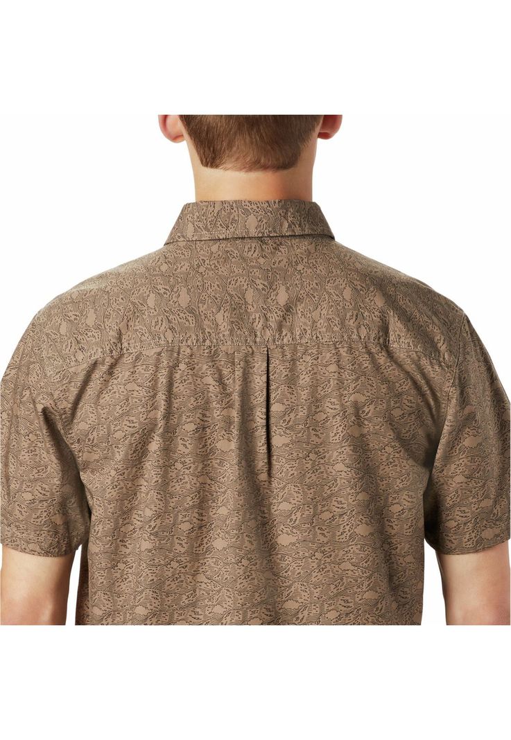 Camisa M/C Hombre Conness Lakes Café-3