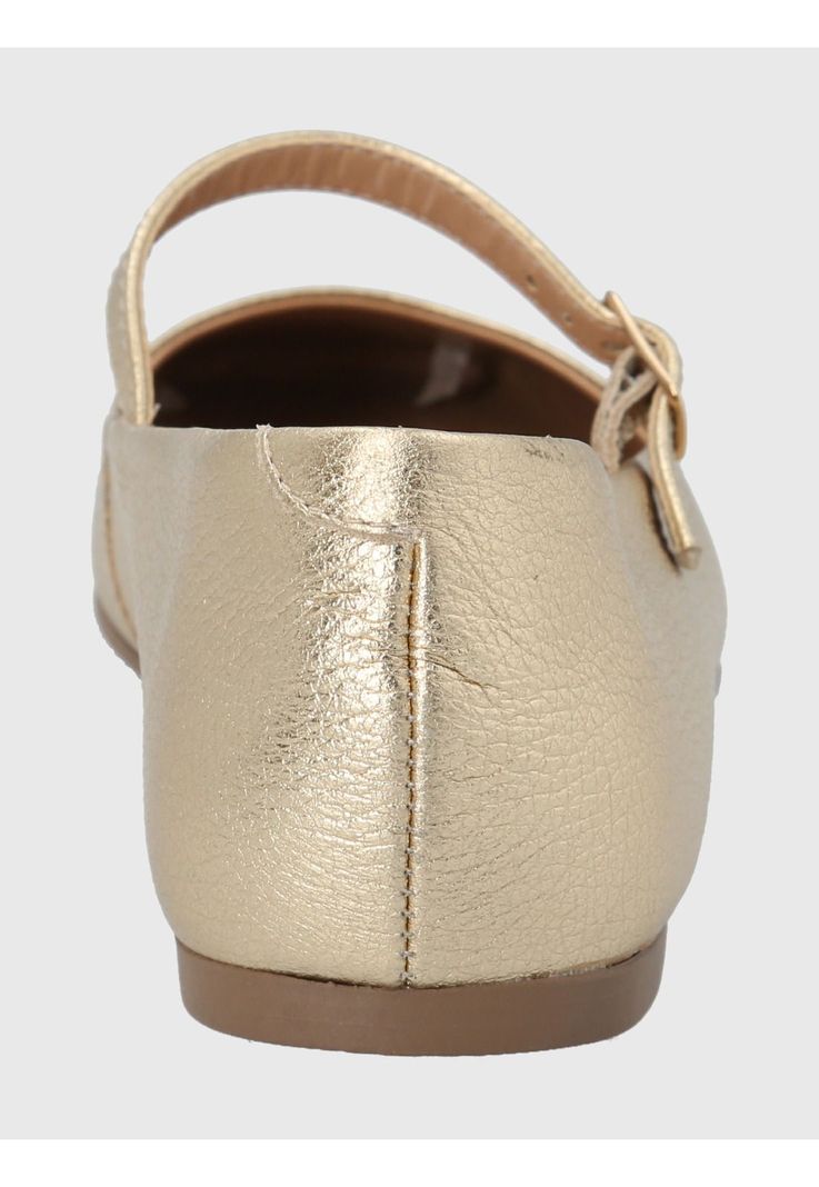 Zapato Cuero Dorado Mujer Lovere -5