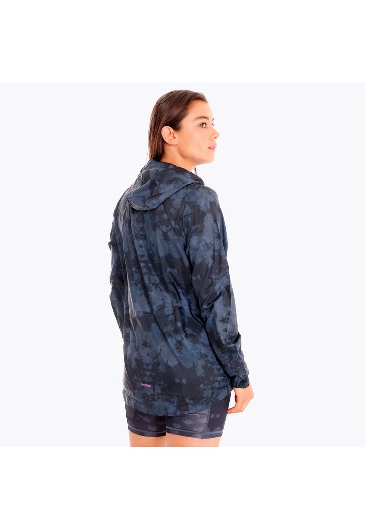 Cortaviento Mujer Trail Running Ed Skyfire Gris-4