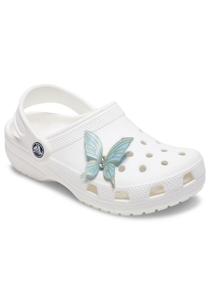 Jibbitz Crocs Mariposa azul mágica Azul-1