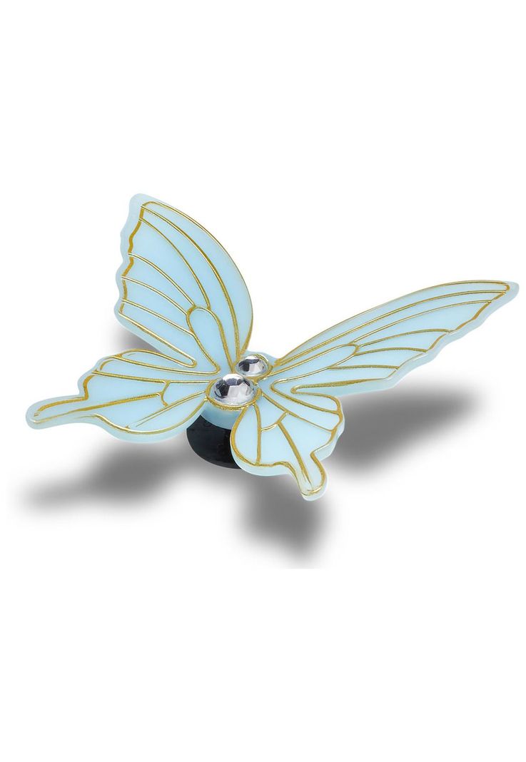 Jibbitz Crocs Mariposa azul mágica Azul-2