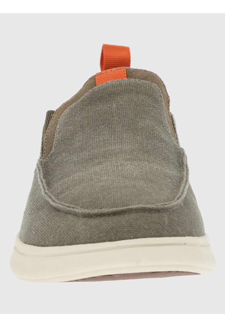 Zapatilla Verde Oliva Hombre Bacco -3
