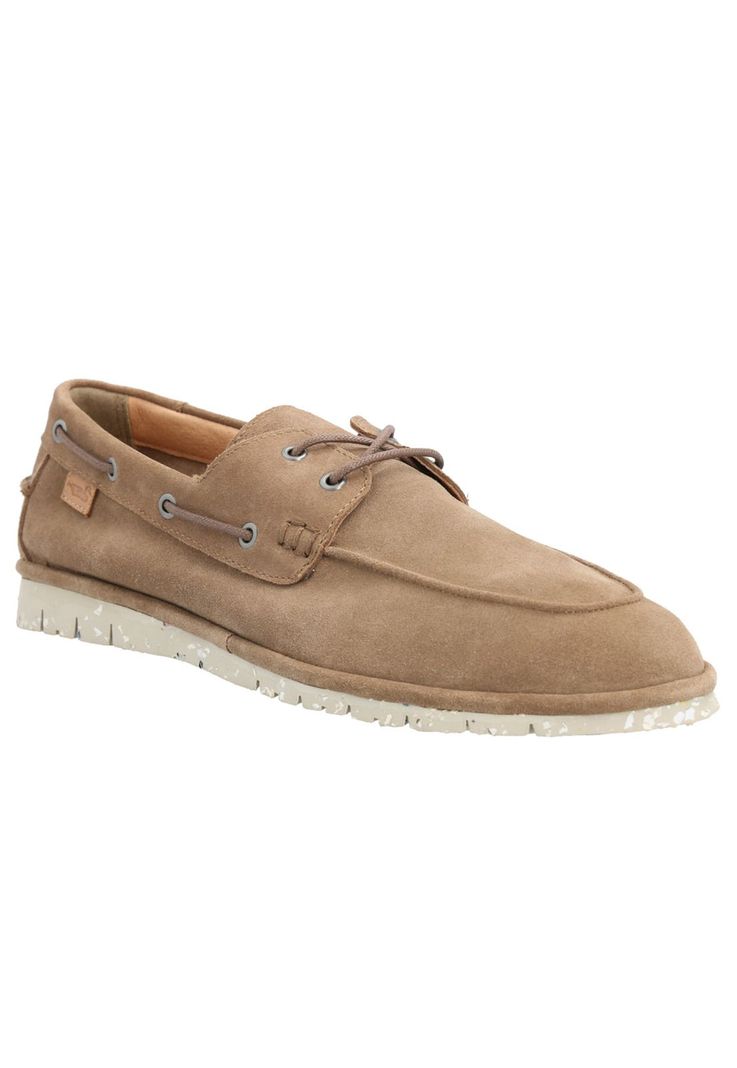 Mocasín Cuero Hombre Lisfan Beige -1