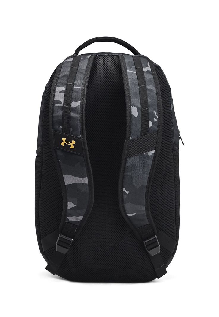Mochila UA Hustle 6.0 Camo Negro-1