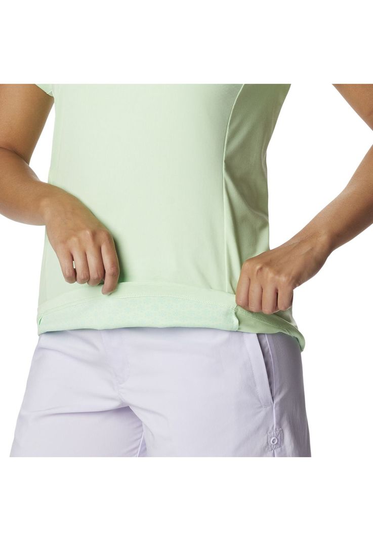 Polera M/C Zero Ice Cirro-Cool Verde Limon Mujer-3