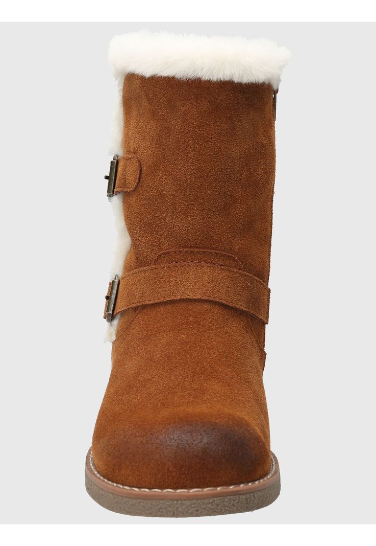 Botin Cuero Mujer Kiki Café-3