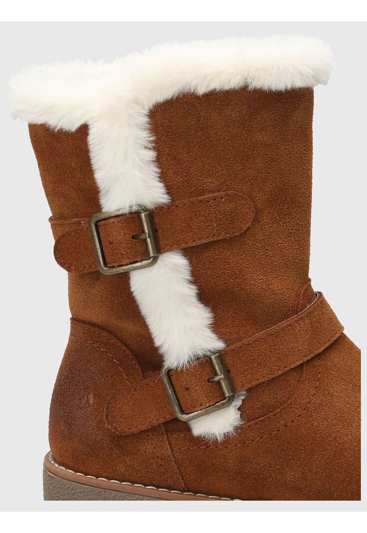 Botin Cuero Mujer Kiki Café-7
