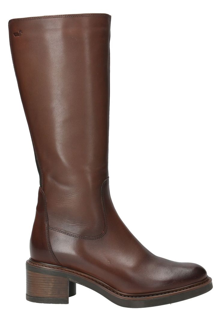 Bota Cuero Mujer Eloise Café-0
