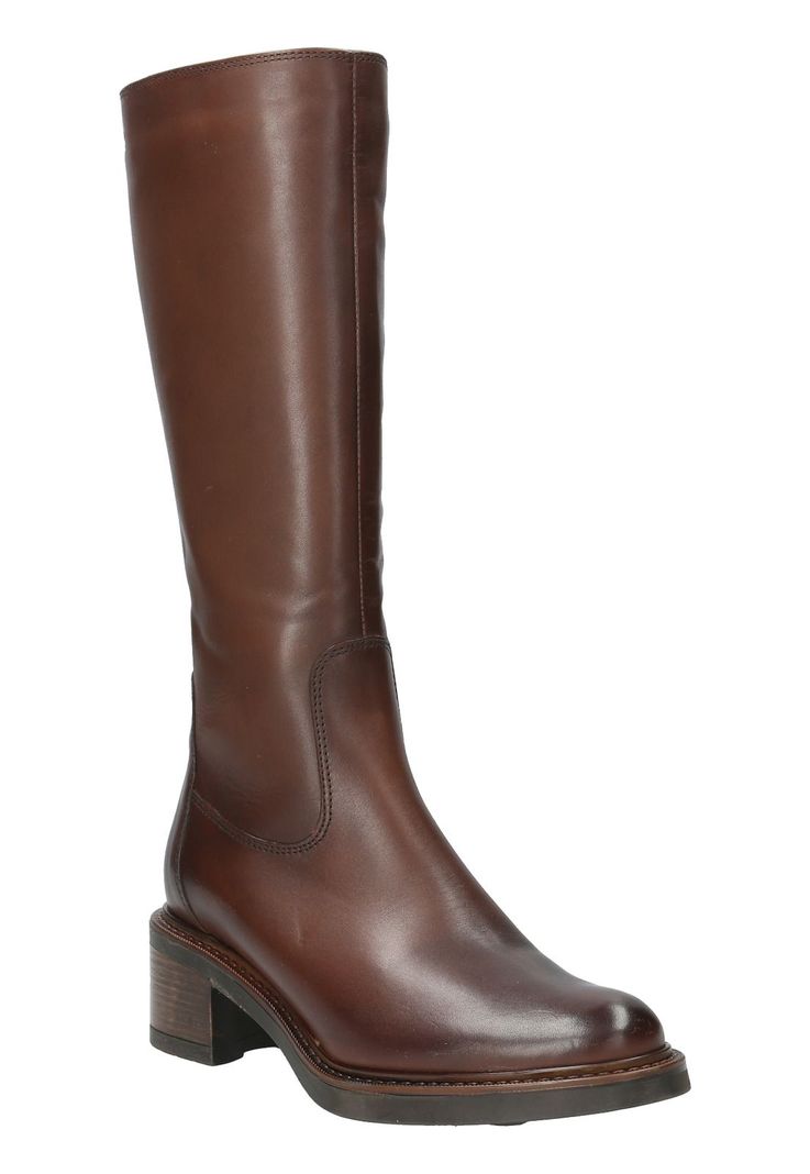 Bota Cuero Mujer Eloise Café-1