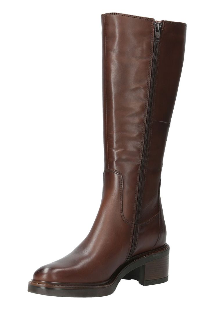 Bota Cuero Mujer Eloise Café-3