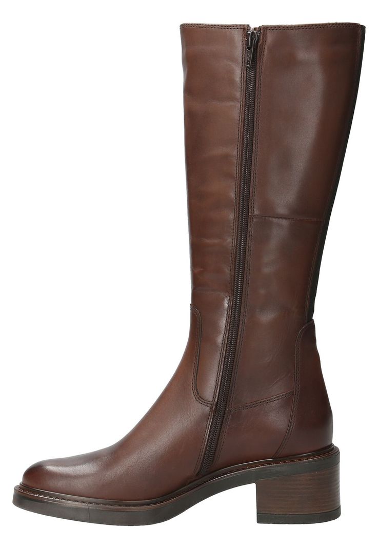 Bota Cuero Mujer Eloise Café-4