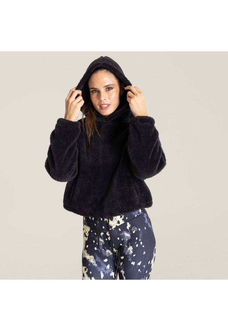 Polar Mujer Hoodie Maca Negro-3