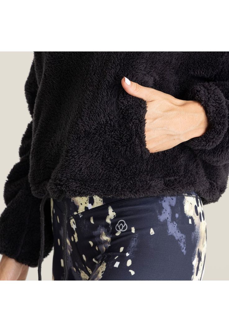 Polar Mujer Hoodie Maca Negro-4