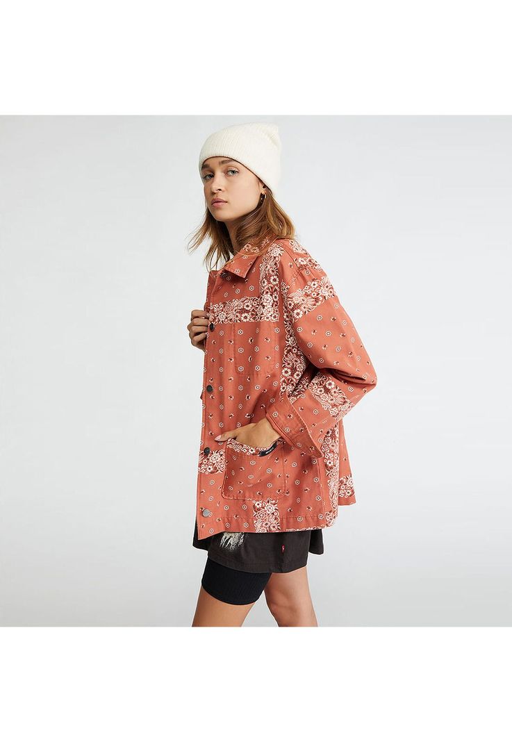 Chaqueta Mujer Chorelist Jckt Naranjo-2