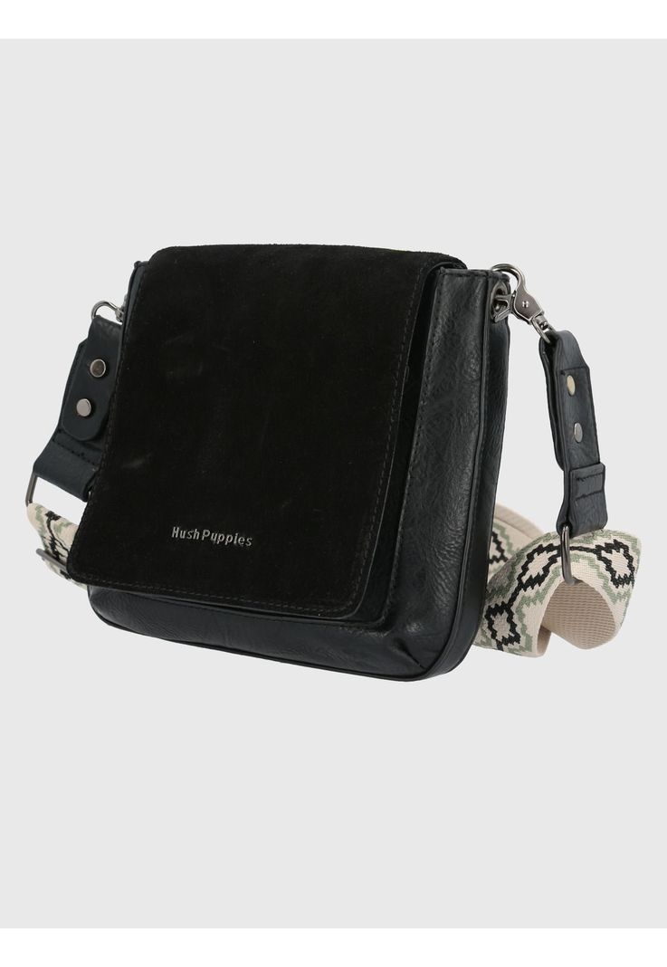 Cartera Ecocuero Negro Lynn Cross Mujer-1