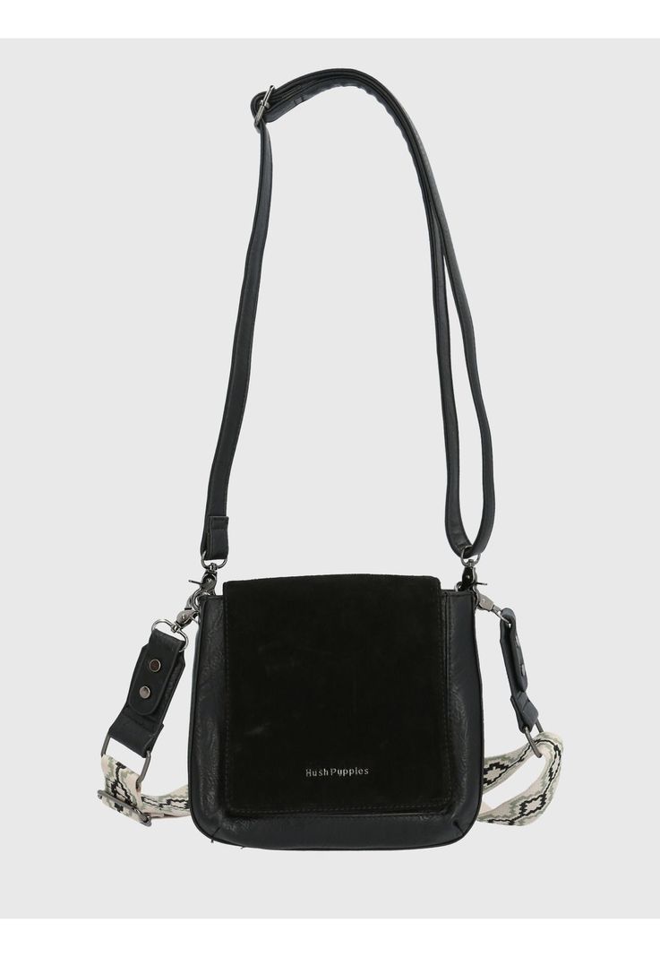 Cartera Ecocuero Negro Lynn Cross Mujer-3