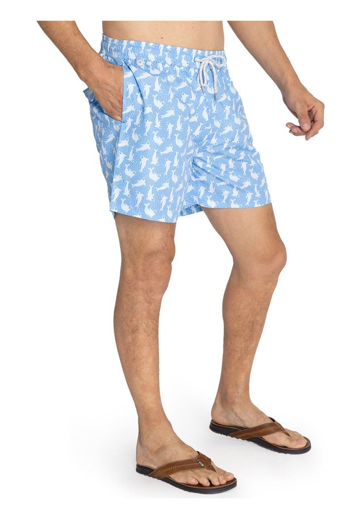 traje de baño Azul Izam Hombre -5