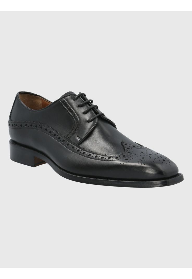 Zapato Cuero Negro Hombre Marino -0