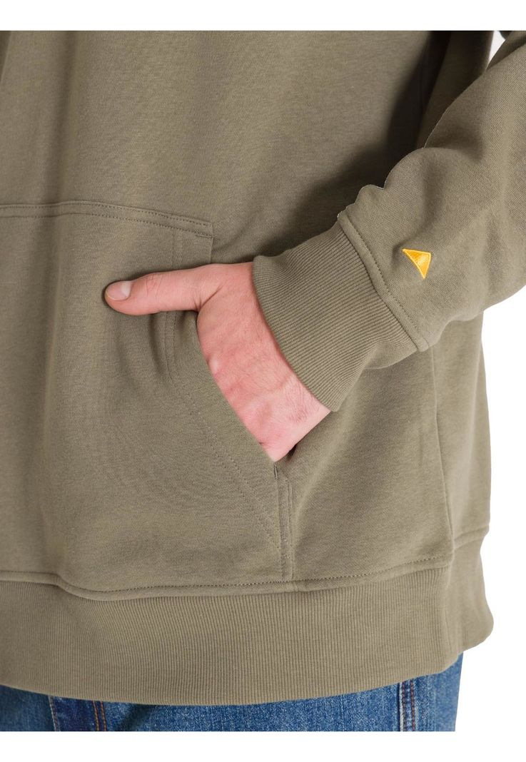 Polerón Fleece Logo Hombre Verde Petróleo-5