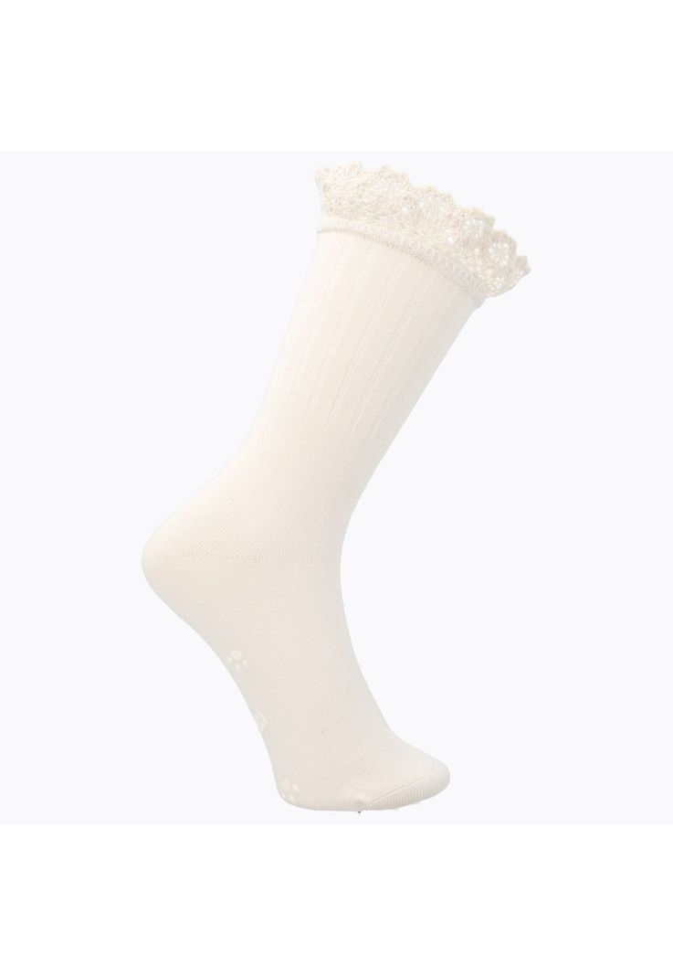 Calcetín Algodón Niña Lady Beige-0