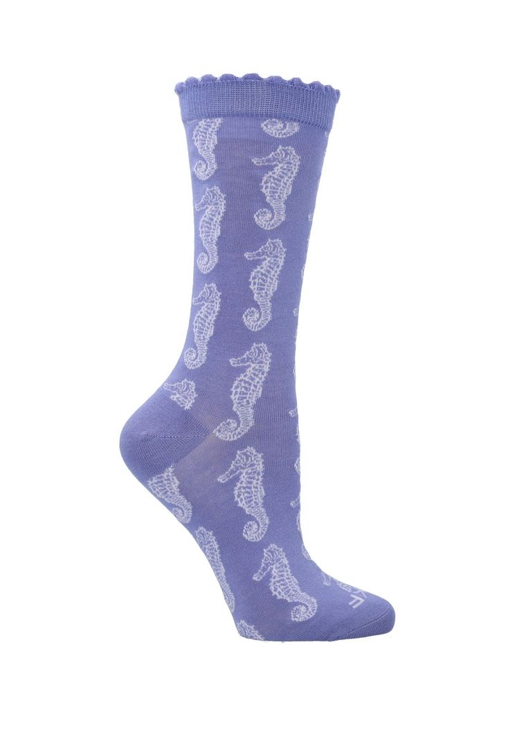 Calcetin Morado St Seahorse Mujer-0