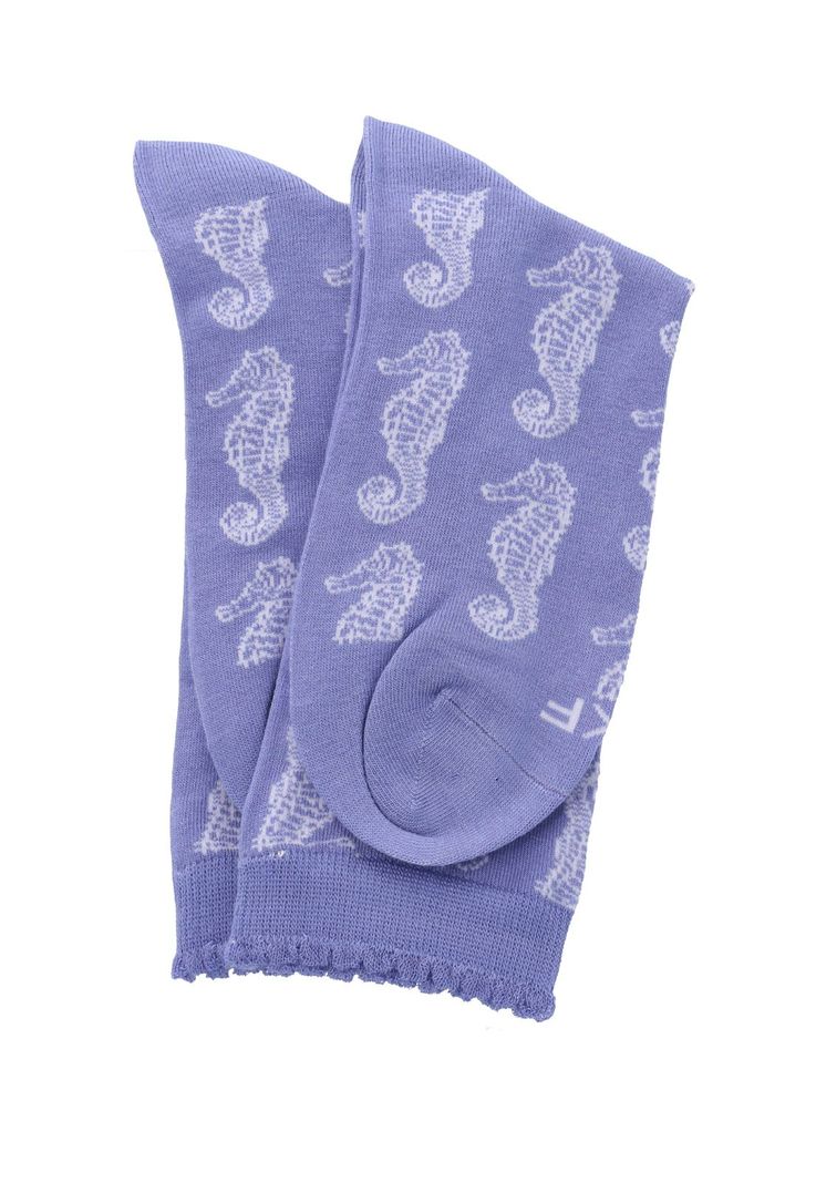 Calcetin Morado St Seahorse Mujer-2