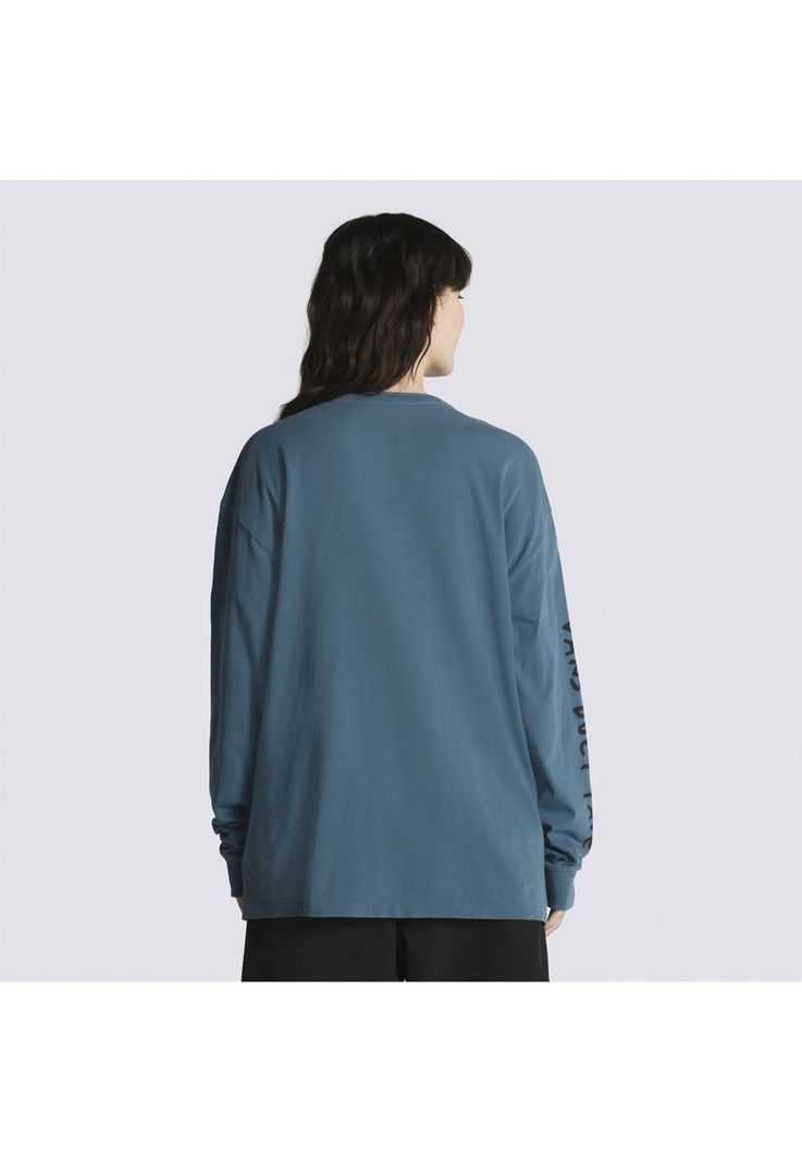 Polera Manga Larga Dti Logo Ls Tee Ii Azul Unisex-4