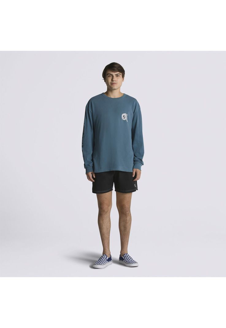 Polera Manga Larga Dti Logo Ls Tee Ii Azul Unisex-5