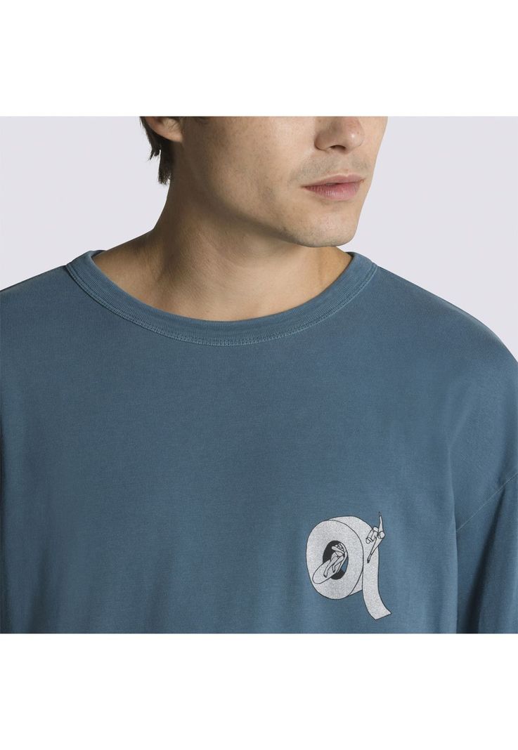 Polera Manga Larga Dti Logo Ls Tee Ii Azul Unisex-6