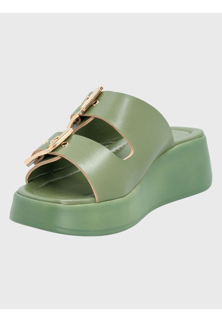 Sandalia Verde Mujer Carlotta -0