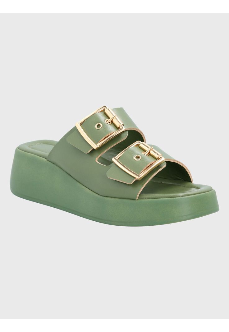 Sandalia Verde Mujer Carlotta -3