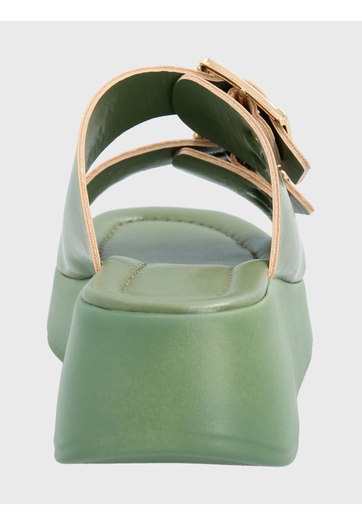 Sandalia Verde Mujer Carlotta -5