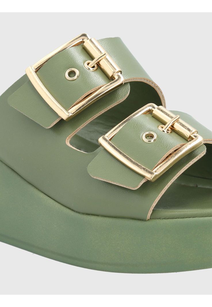 Sandalia Verde Mujer Carlotta -6